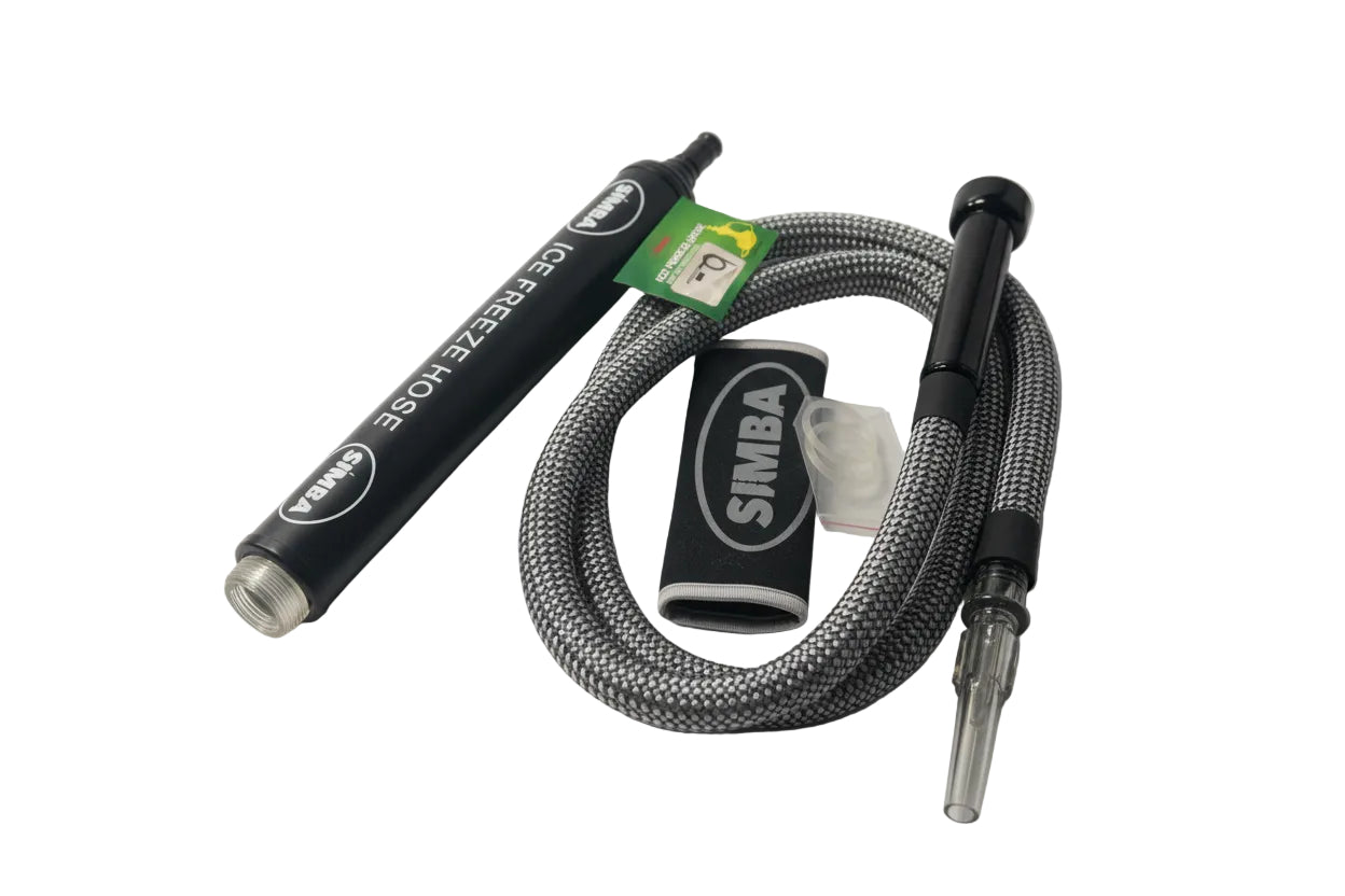 Simba Freezable Hookah Hose - Black - The Wee Smoke Shop