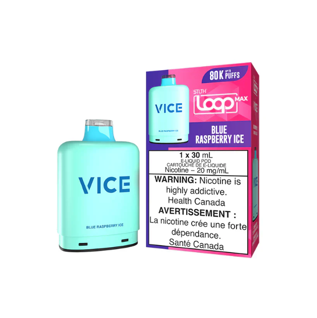 Blue Raspberry Ice - STLTH Loop Max x Vice Pod - Wee Shisha N' Vape