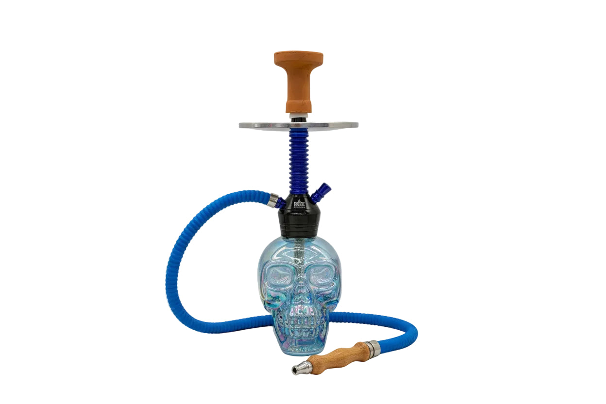 Wee Shisha - SKULL 19" Hookah - Blue - Wee Shisha N Vape