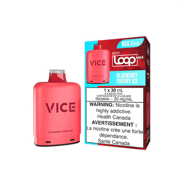Blueberry Cherry Ice - STLTH Loop Max x Vice Pod - Wee Shisha N' Vape