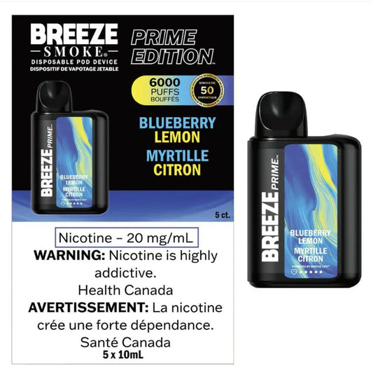 Breeze Prime 6000 - Blueberry Lemon