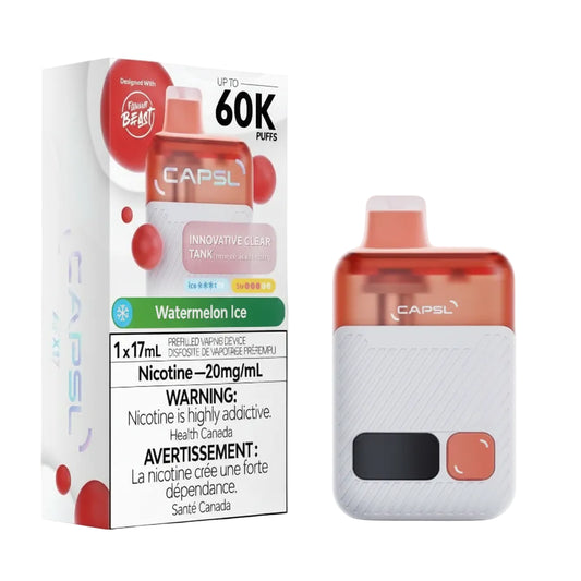 CAPSL 60K Puffs - Watermelon Ice - Wee Shisha N Vape