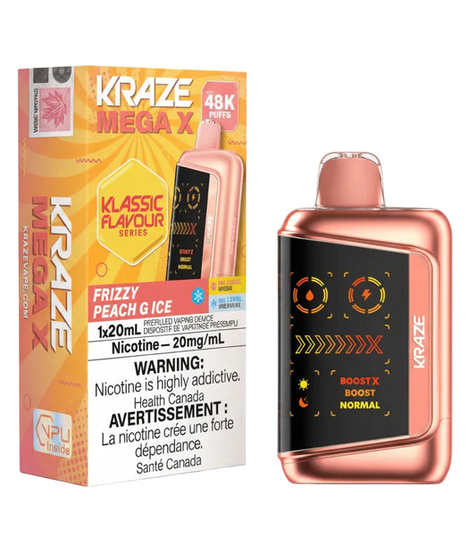 Cheap Kraze Mega Klassic Flavour Series Frizzy Peach G Ice