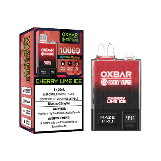 OXBAR Maze Pro 10k - Cherry Lime Ice - Disposable - Wee Shisha N Vape