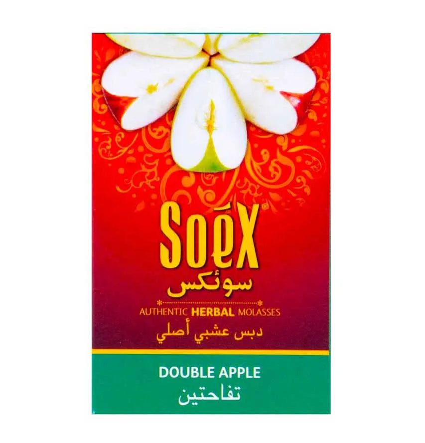 Soex Herbal Molasses 50g - Double Apple - Hookah Molasses - Wee Shisha n Vape