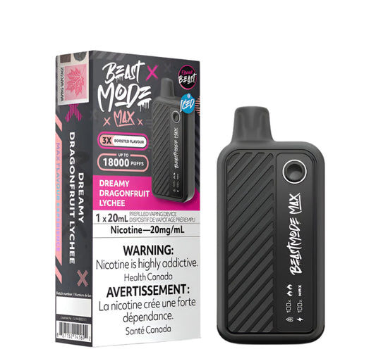 Flavour Beast- Mode Max-18k-Dreamy Dragon fruit Lychee-Wee Shisha N Vape