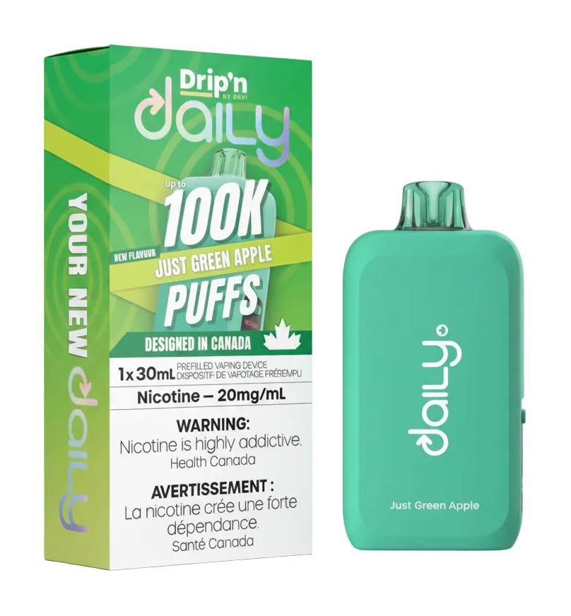 Drip'n Daily 100K Just Green Apple