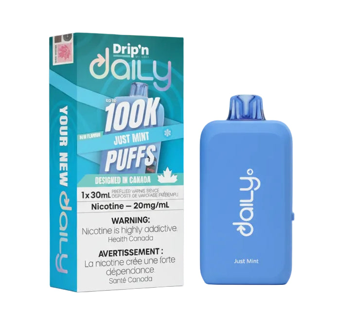Drip'n Daily 100K Just Mint Wee Shisha N Vape