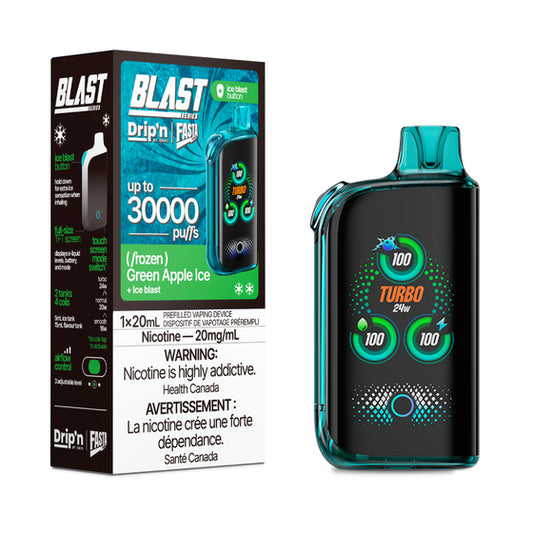 Drip'n X Fasta Blast 30K - Green Apple Ice