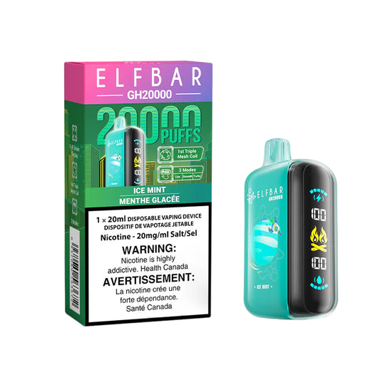Elf Bar GH20000 - Ice Mint - disposable - wee shisha n vape
