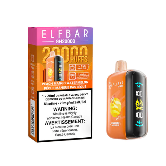 Elf Bar GH20000 - Peach Mango Watermelon - disposable - wee shisha n vape
