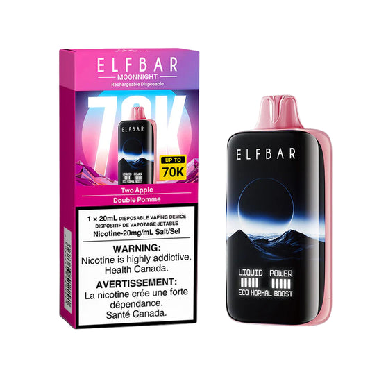 Elf Bar Moonnight 70K - Two Apple - Wee Shisha N Vape