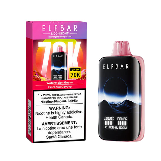 Elf Bar Moonnight 70K - Watermelon Guava - Wee Shisha N Vape