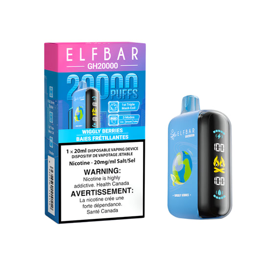 Elf Bar GH20000 - Wiggly Berries - disposable - wee shisha n vape