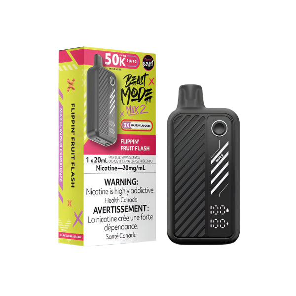 Flavour Beast- Mode Max 2-50k-Flippin' Fruit Flash- Wee Shisha N Vape