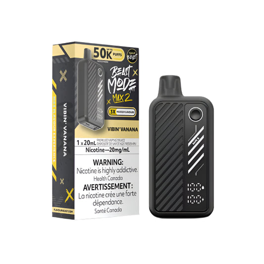 Flavour Beast- Mode Max 2-50k-Vibin' Vanana- Wee Shisha N Vape