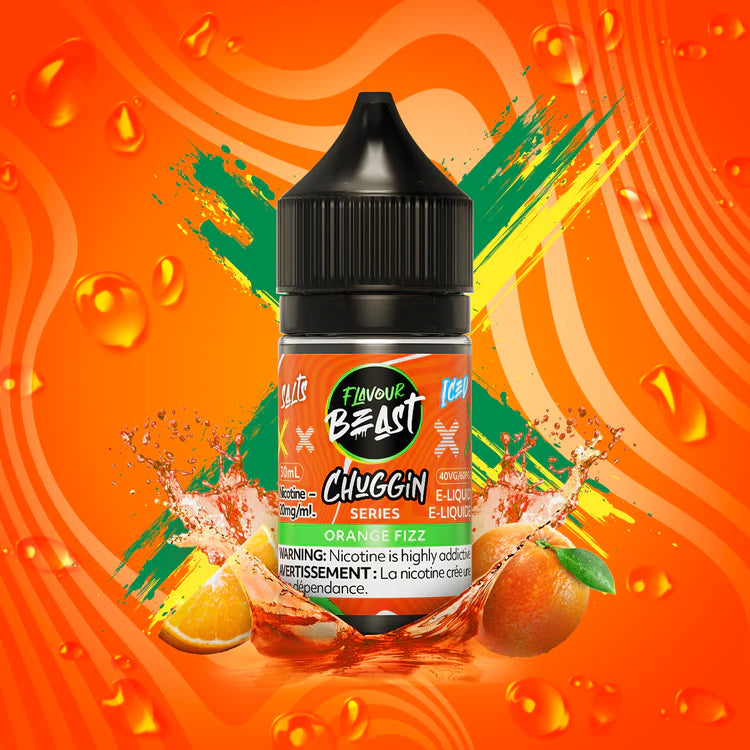 Flavour Beast Chuggin Series - Orange Fizz Iced - e liquid - wee shisha n vape
