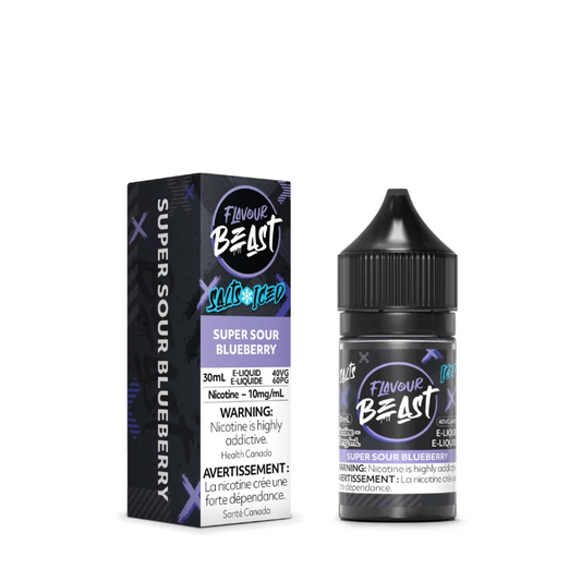 Flavour Beast Salts 20mg - Super Sour Blueberry - E Liquid - Wee Shisha N Vape