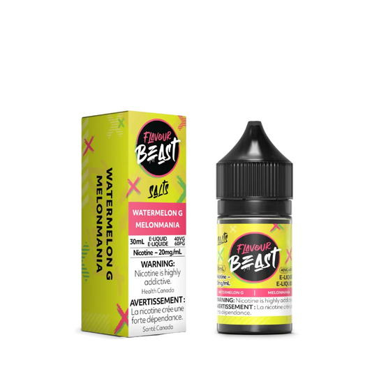 Flavour Beast Salts 20mg - Watermelon G - E Liquid - Wee Shisha N Vape