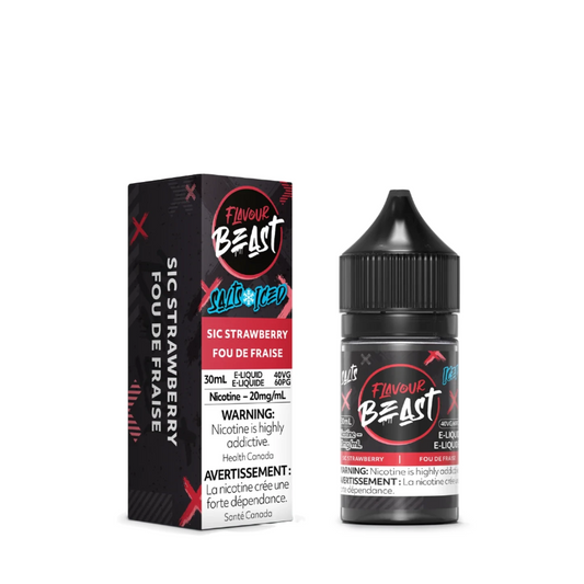 Flavour Beast Salts - Sic Strawberry - E liquid - Wee Shisha N Vape