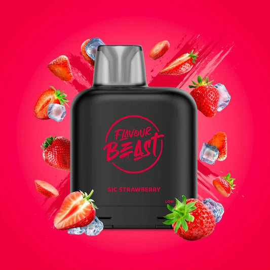 Flavour Beast Level X Pod - Sic Strawberry