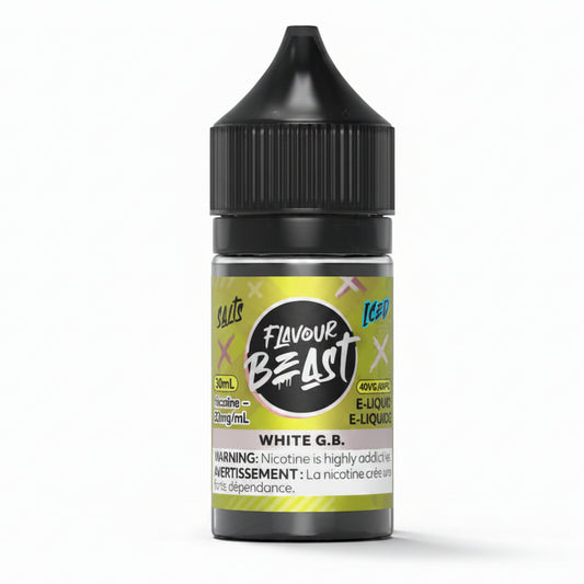 Flavour Beast e-liquid bottle on a white background
