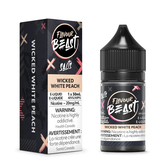Flavour Beast e-liquid bottle and packaging on a white background