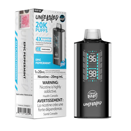 Flavour Beast Unleashed 20K - Epic Peppermint Ice - disposable - wee shisha n vape