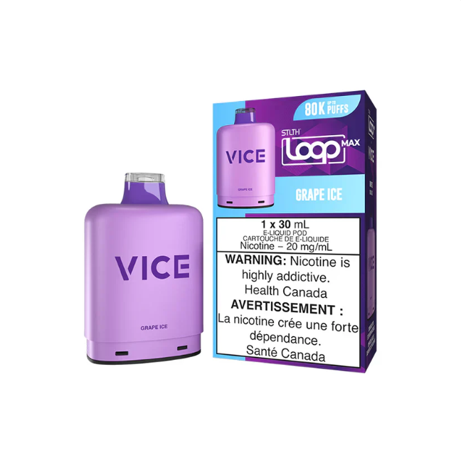 Grape Ice - STLTH Loop Max x Vice Pod - Wee Shisha N' Vape