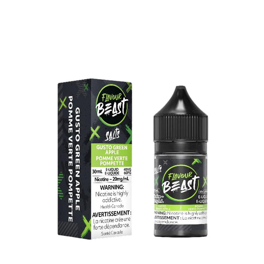 Flavour Beast Salts - Gusto Green Apple - E Liquid - Wee Shisha N Vape