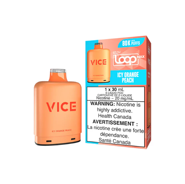 Icy orange Peach - STLTH Loop Max x Vice Pod - Wee Shisha N' Vape