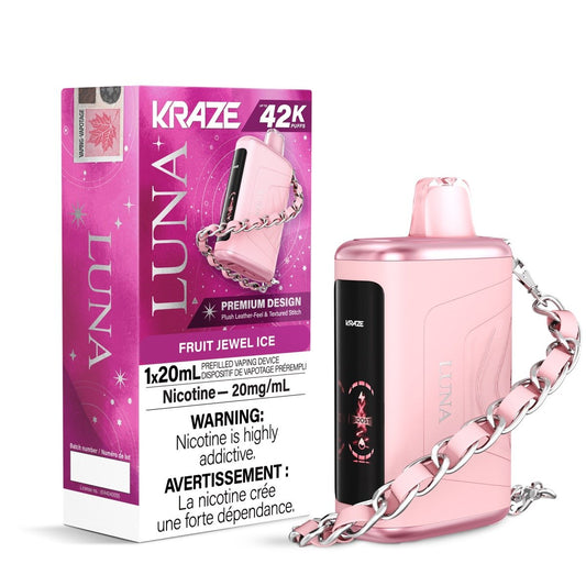 Kraze Luna 42K - Fruit Jewel Ice - disposable - wee shisha n vape