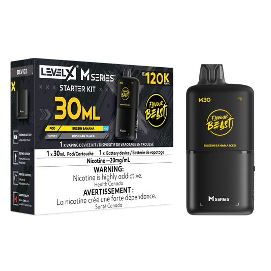 Flavour Beast Level X M Series Starter Kit - Bussin Banana