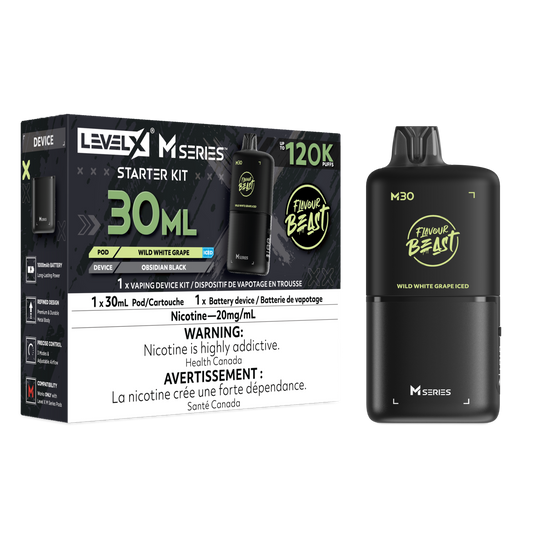 Flavour Beast Level X M Series Starter Kit - Wild White Grape