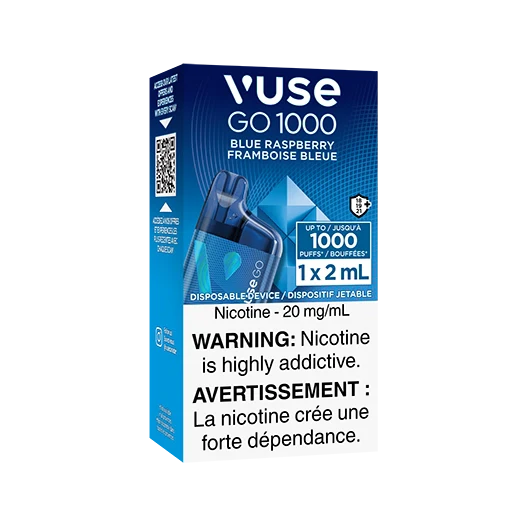 Vuse GO 1000 - Blue Raspberry - The Wee sMoke Shop