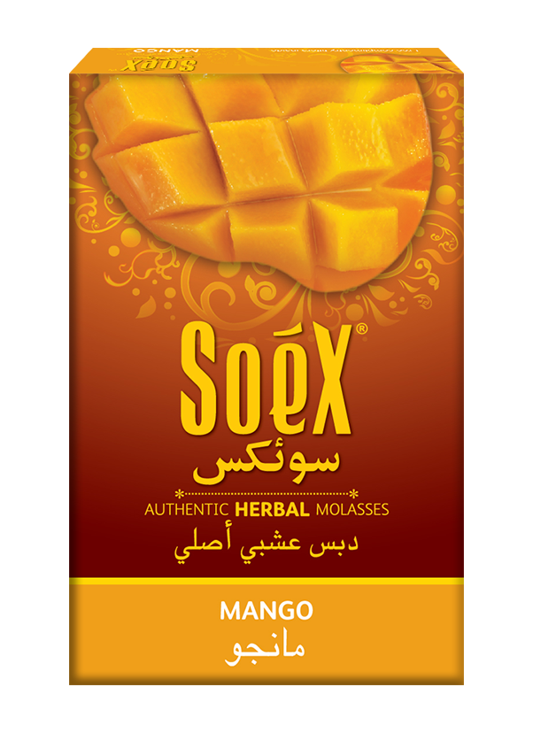 Soex Herbal Molasses 50g - Mango - Hookah Molasses - Wee Shisha N Vape