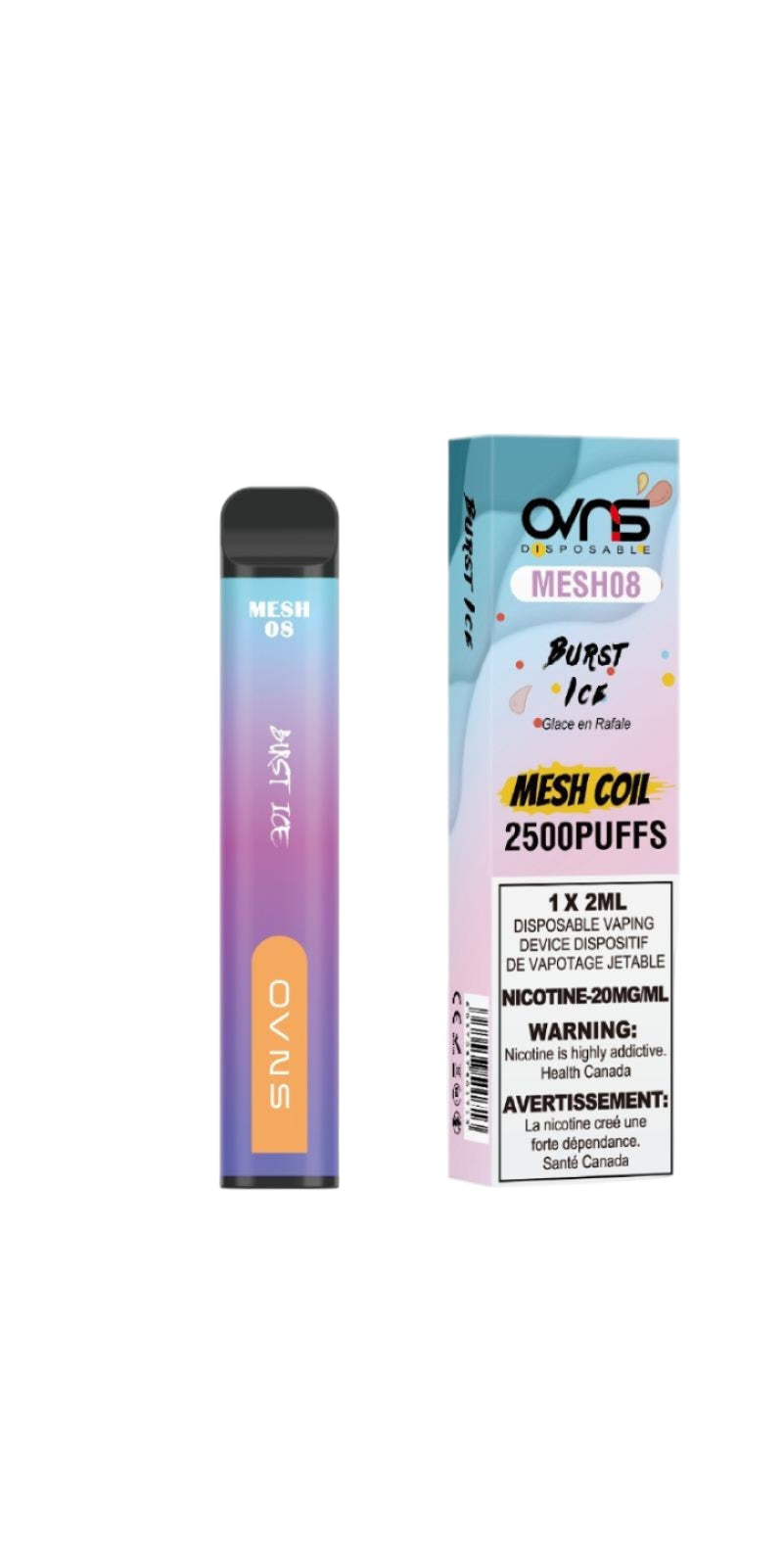 OVNS Mesh 08 2500 Puffs - Burst Ice - Wee Shisha N Vape