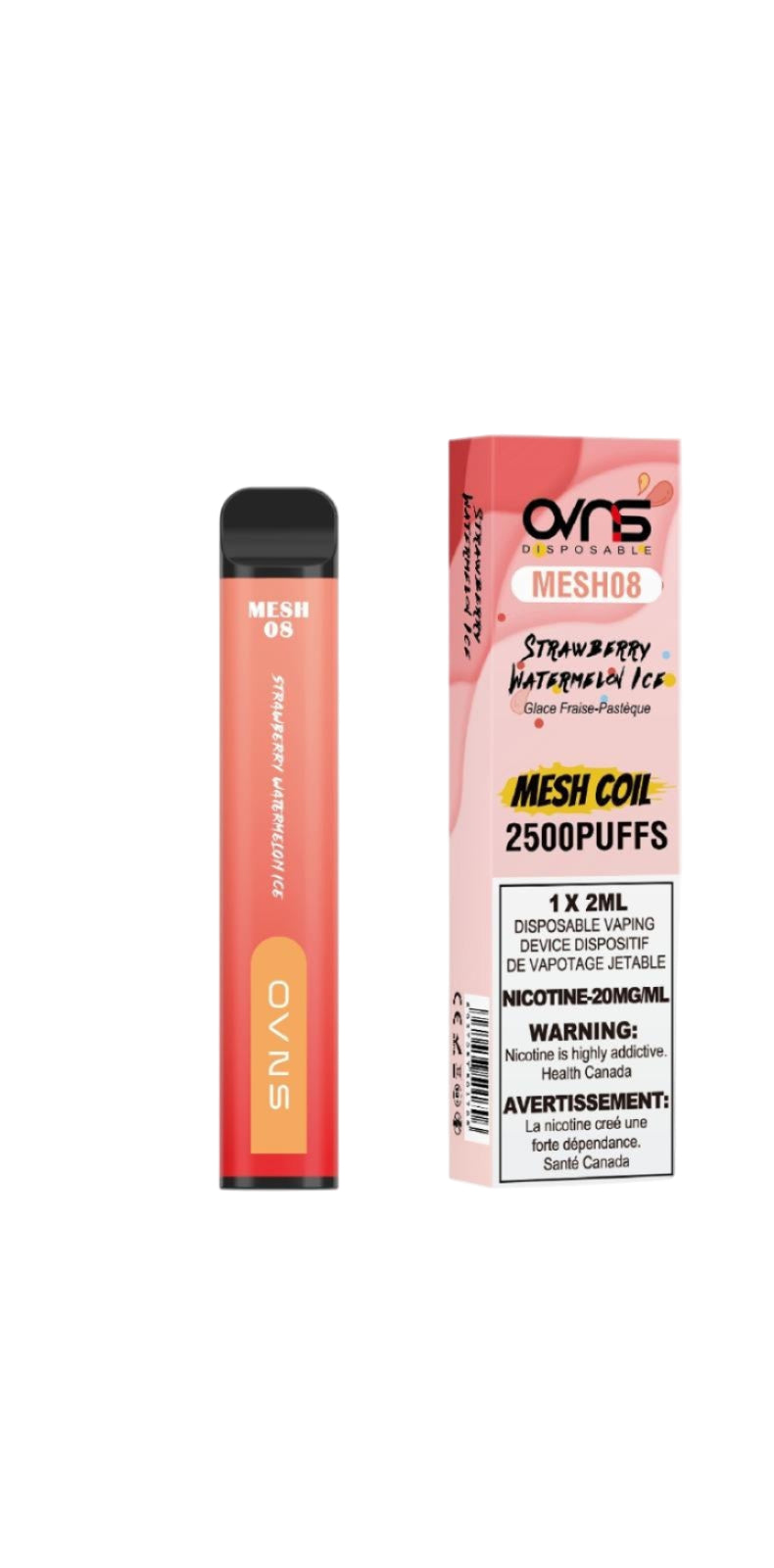 OVNS Mesh 08 2500 Puffs - Strawberry Watermelon Ice - Wee Shisha N Vape