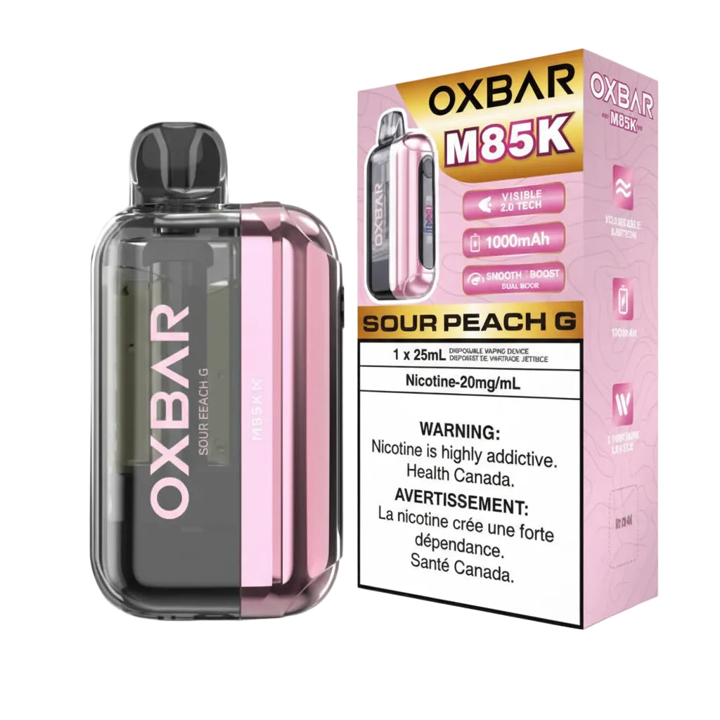 Oxbar M85K - Sour Peach G - Disposable Vape - Wee Shisha N Vape