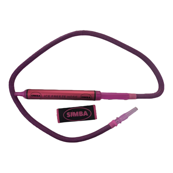 Simba Freezable Hookah Hose - Pink - Wee Shisha N Vape