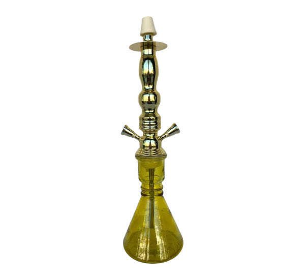 Zanobia-Yellow -Zanobia 17''- Colored -Base Hookah-Wee Shisha N Vape