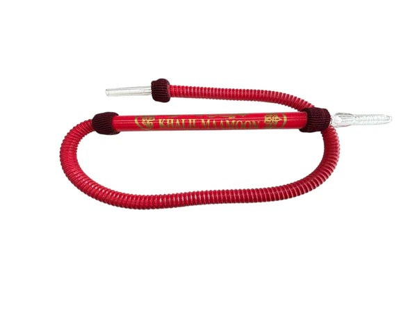 Khalil Maamoon Handle Pipe - Red And Black - Wee Shisha N Vape