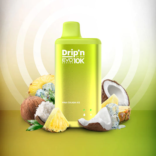 Drip'n EVO Series 10K Disposable - Pina Colada Ice - Disposable - Wee Shisha N Vape