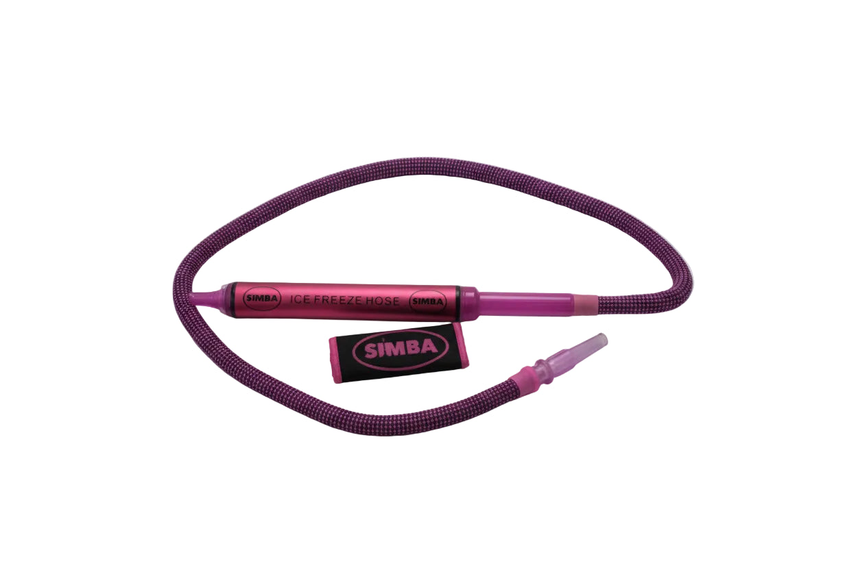 Simba Freezable Hookah Hose - Pink - Wee Shisha N Vape