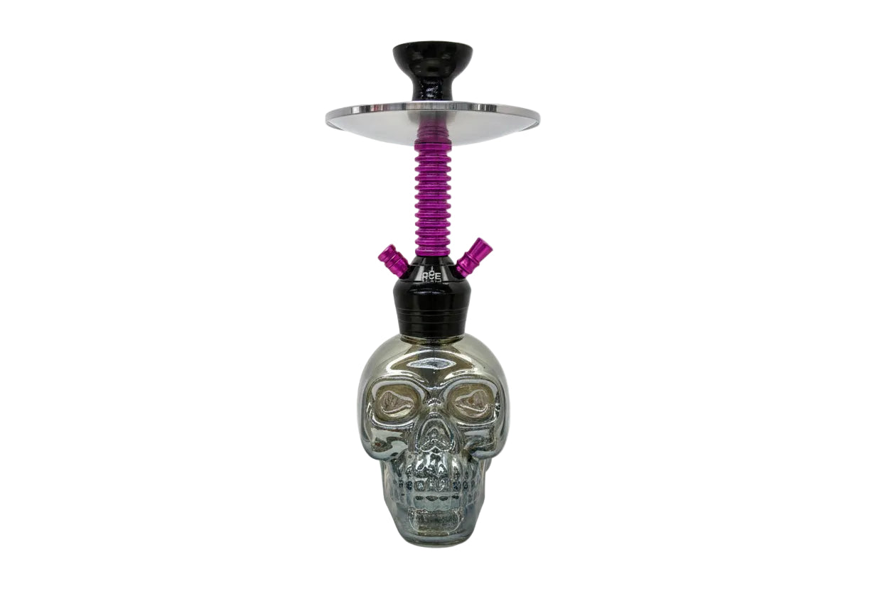 Wee Shisha - SKULL 19" Hookah - Pink - Wee Shisha N Vape