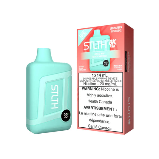 Stlth 8k Pro - Arctic Mint - Disposable - Wee Shisha N Vape