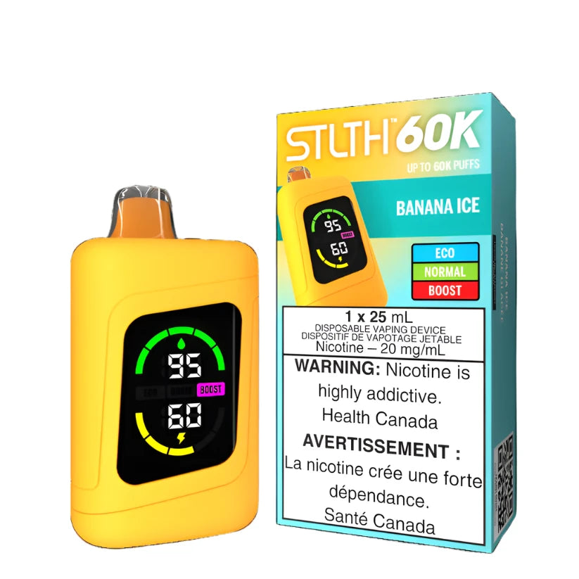 Stlth 60k - Banana Ice-Disposable - Wee Shisha N Vape