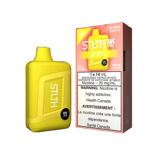 Stlth 8k Pro - Lemon Squeeze Ice - Disposable - Wee Shisha N Vape