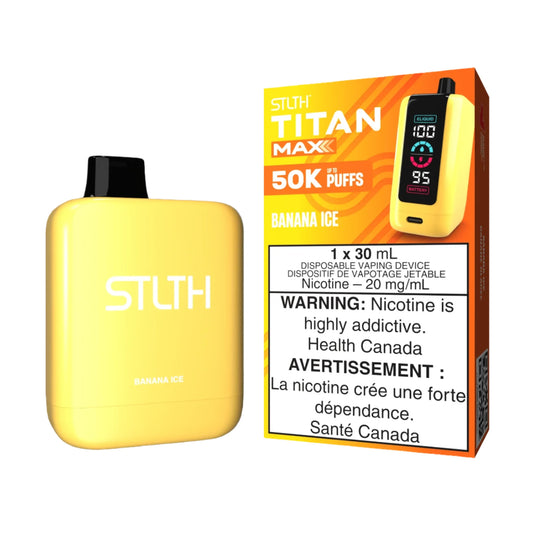 Stlth- Titan max - 50k-Banana Ice-Wee Shisha N Vape