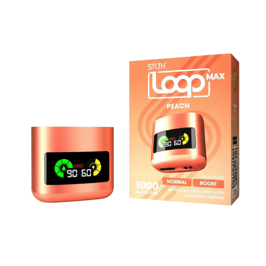 STLTH Loop Max Device Peach - Wee Shisha N Vape